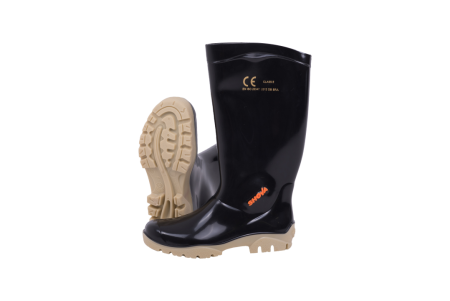 Shova Black PVC Gumboot